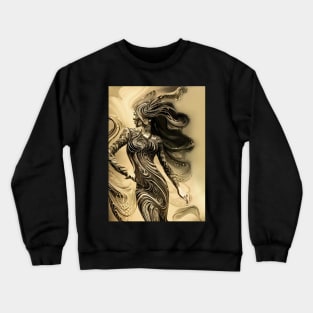 Graceful woman silhouette Crewneck Sweatshirt